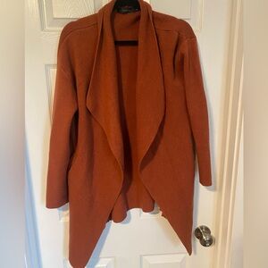 Women's Rust Open Cardigan wrap